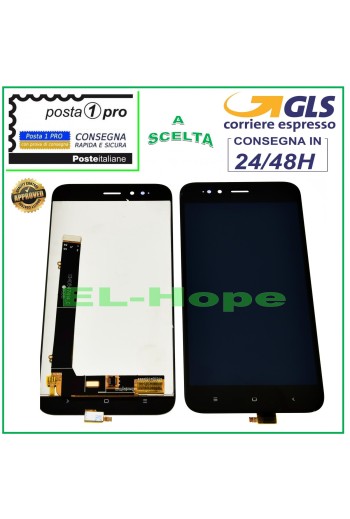 Écran LCD tactile en verre noir pour Xiaomi Mi 5X A1 Mi5X MIA1 MDG2