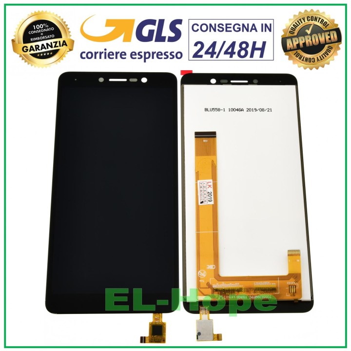 Écran LCD tactile pour Wiko Tommy 3, e'cran de 5,45 pouces, noir