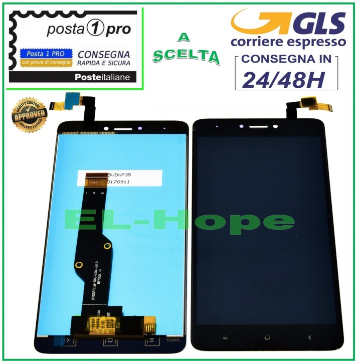 Écran LCD pour Xiaomi Redmi Note 4 4X Global Touch Screen Noir