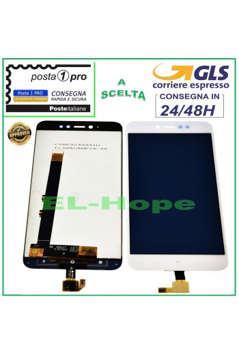 Écran LCD tactile en verre blanc pour Xiaomi Redmi Note 5A Prime Pro