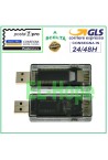 TESTEUR USB DÉTECTEUR DE COURANT DE TENSION CHARGEUR DE BATTERIE VOLTMÈTRE AMPÈREMÈTRE