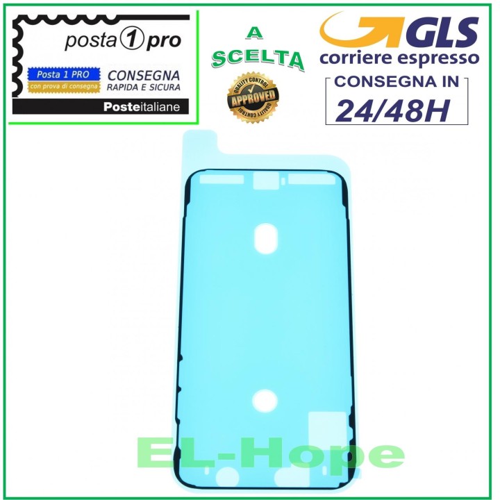 Joint anti-infiltration double face pour la fixation d e'cran de l iPhone X