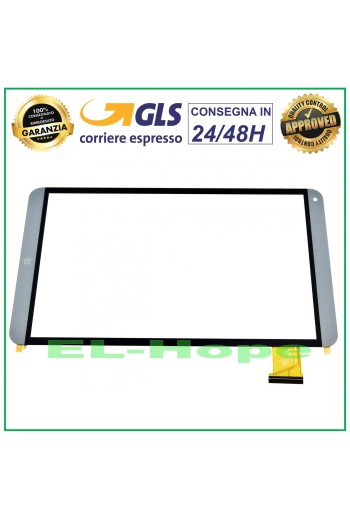 Vitre tactile Mediacom SmartPad Mx 10 HD Lite M-SP10MXHL Gris d'origine