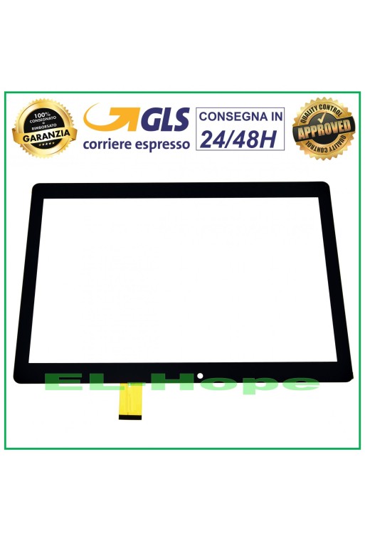Écran tactile en verre pour tablette Majestic Tab 711 4G 10.1, numériseur, noir d'origine