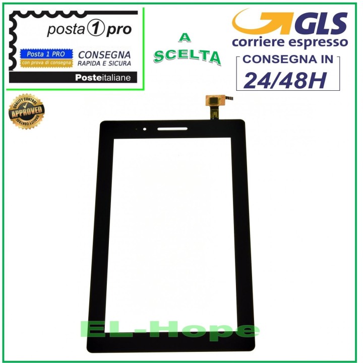 Écran tactile Lenovo Tab 3 Essential TB3-710F, 710L, 710i, 7.0, noir