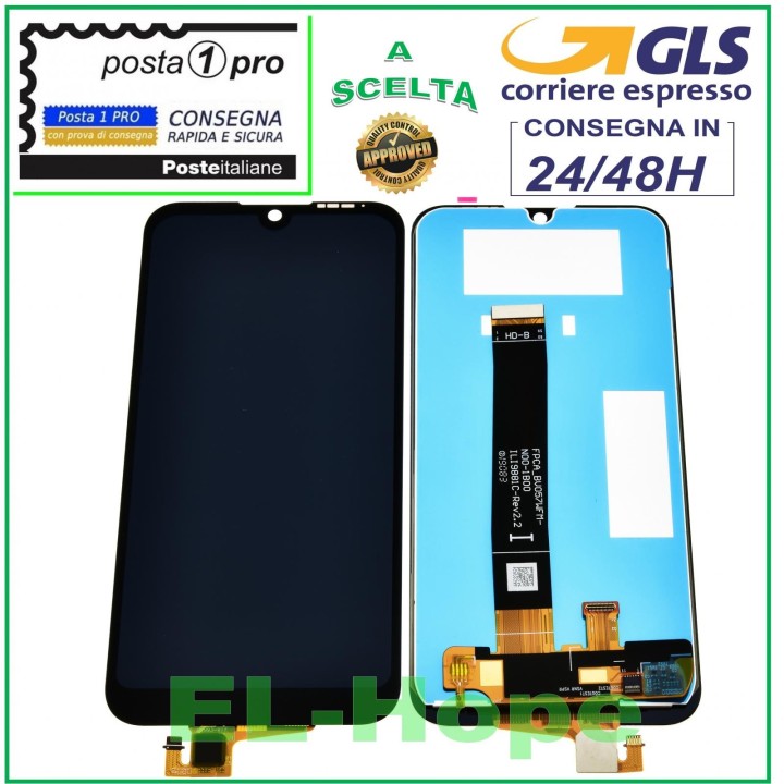Écran LCD tactile noir pour Huawei Y5 2019 AMN-LX1 LX2 LX3 LX9
