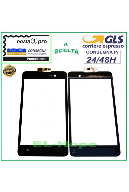 Vitre tactile Wiko Lenny 2 II Noir 5.0