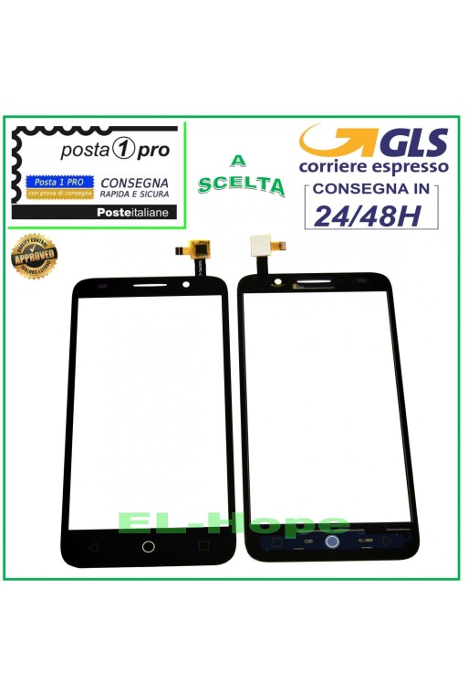 Vitre tactile Alcatel Pop 3 Pixi 5 5015X 5015A 5015D Noir