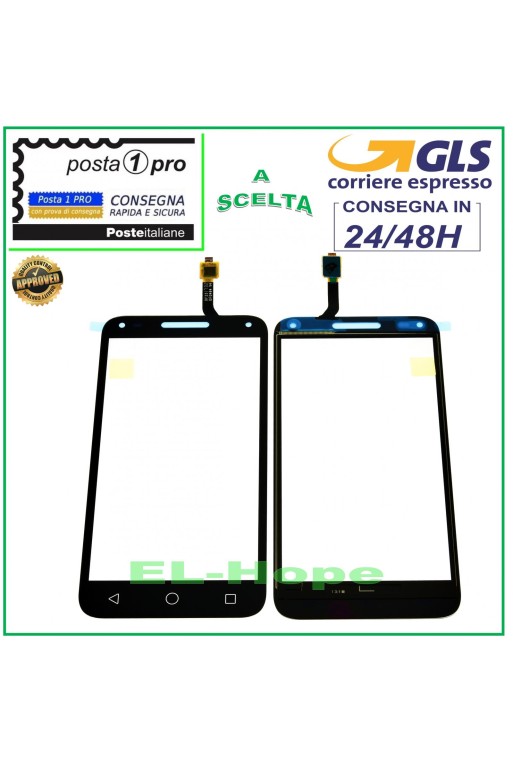 Vitre tactile Alcatel One Touch U5 3G OT-4047D 4047X Noir