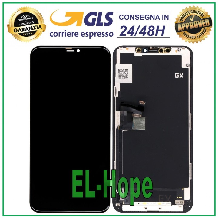 Écran LCD OLED pour Apple iPhone 11 Pro Max, e'cran tactile en verre GX Original