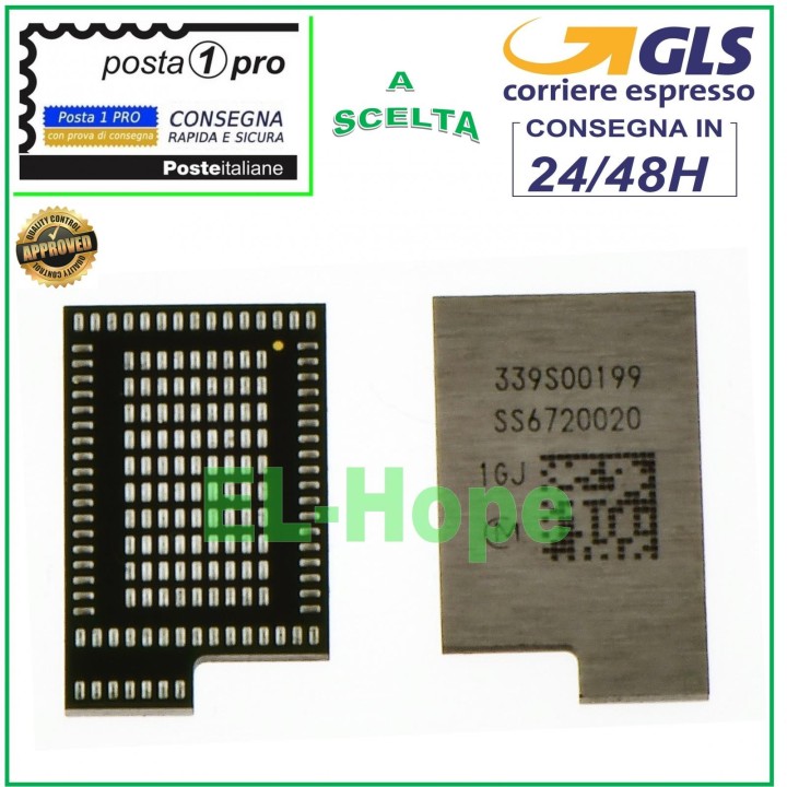 Puce IC BGA Wi-Fi sans fil Bluetooth 339S00199 SS6720020 pour Apple iPhone 7G 7