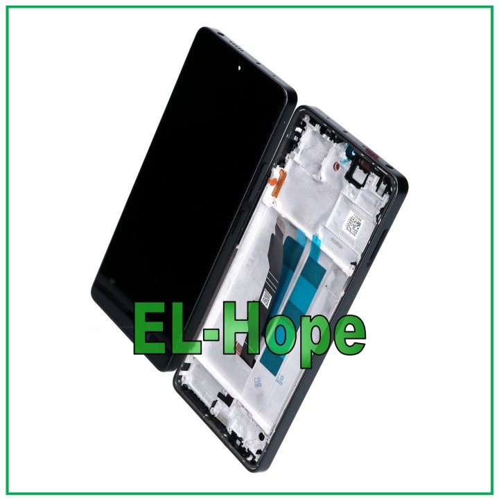 Écran tactile LCD OLED pour Xiaomi Redmi Note 13 Pro 4G 23117RA68G, cadre noir