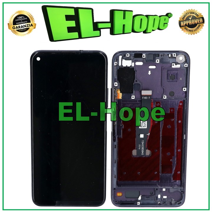 Écran tactile LCD pour Huawei Honor 20 Pro YAL-L41 + châssis noir assemble'