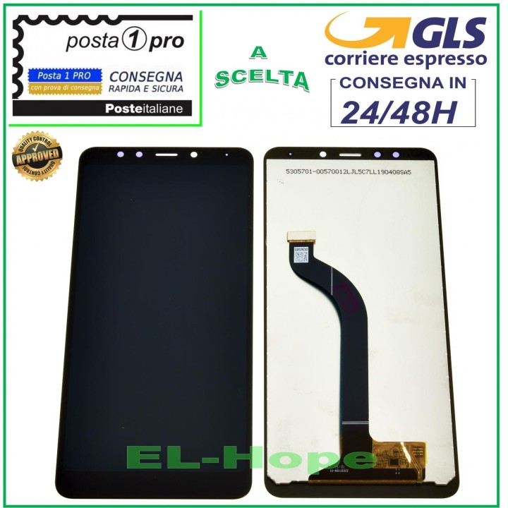 Écran LCD tactile noir pour Xiaomi Redmi 5 MDG1