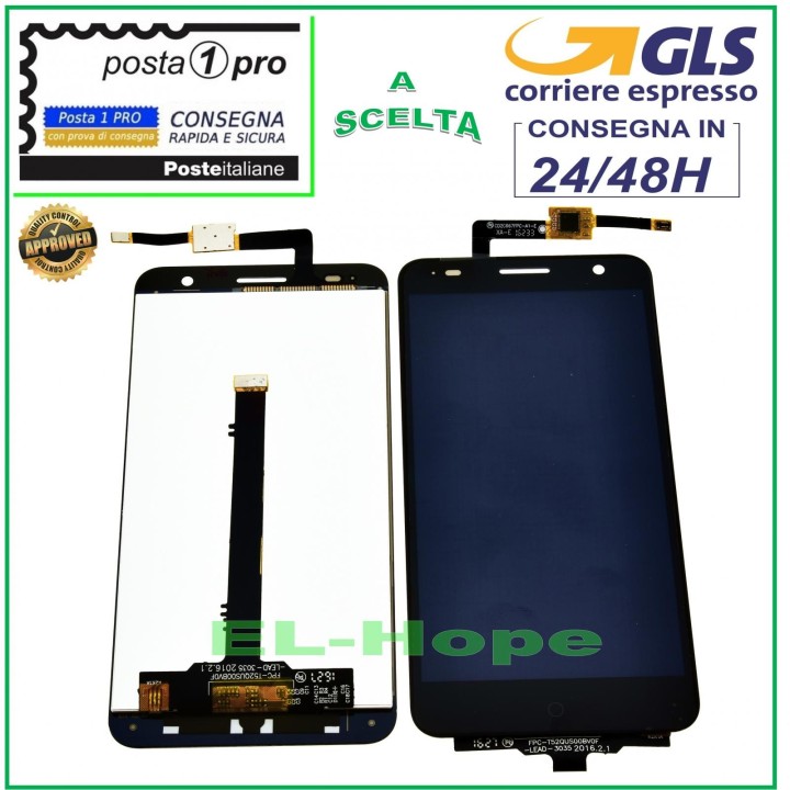 Écran LCD tactile pour ZTE Blade V7, e'cran de 5,2 pouces, noir