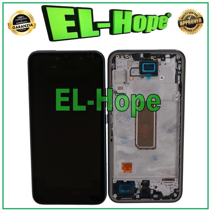 Écran LCD OLED + châssis pour Samsung Galaxy A34 5G SM-A346B, e'cran tactile noir