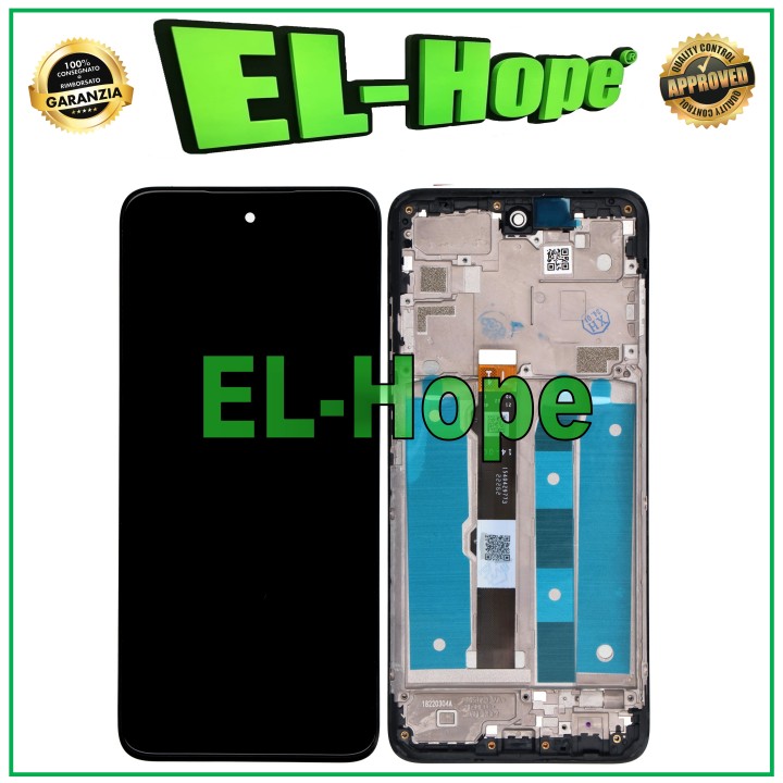 Écran LCD + cadre pour Motorola Moto G 5G 2022, e'cran tactile en verre noir