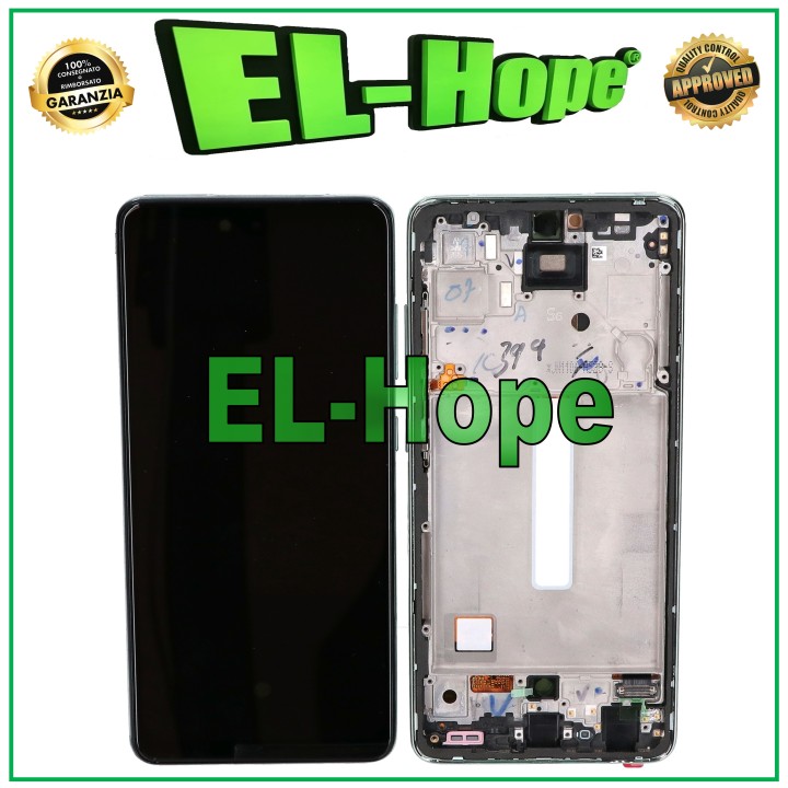 Écran LCD OLED pour Samsung Galaxy A52 5G 2021 SM-A525F A526B, cadre tactile vert