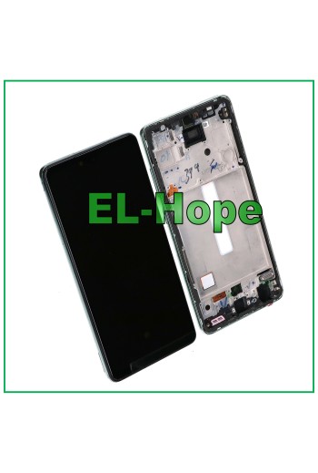 Écran LCD OLED pour Samsung Galaxy A52 5G 2021 SM-A525F A526B, cadre tactile vert