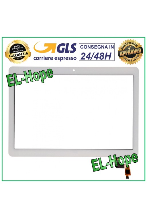 Vitre tactile Huawei MediaPad T3 10 AGS-L03 AGS-L09 AGS-W09 Blanc 