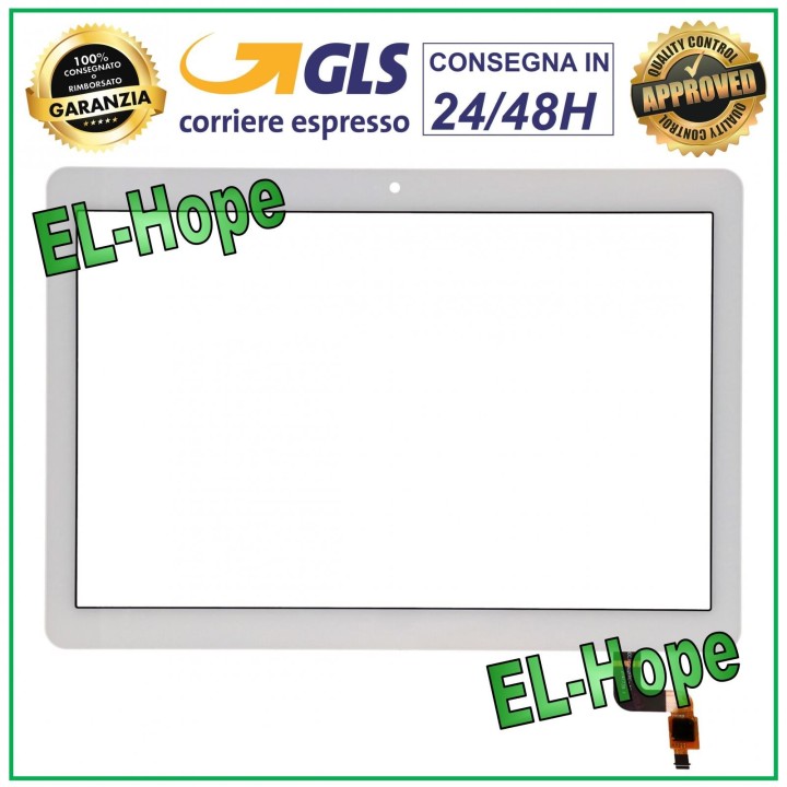 Vitre tactile Huawei MediaPad T3 10  AGS-L03 AGS-L09 AGS-W09 Blanc