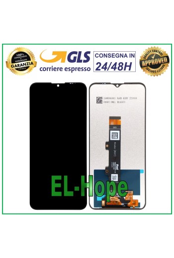 Écran LCD tactile noir pour Motorola Moto G20 XT2128 XT-2128