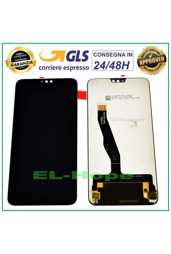 Écran LCD tactile en verre noir pour Huawei Honor View 10 Lite JSN-L21 et Honor 8X