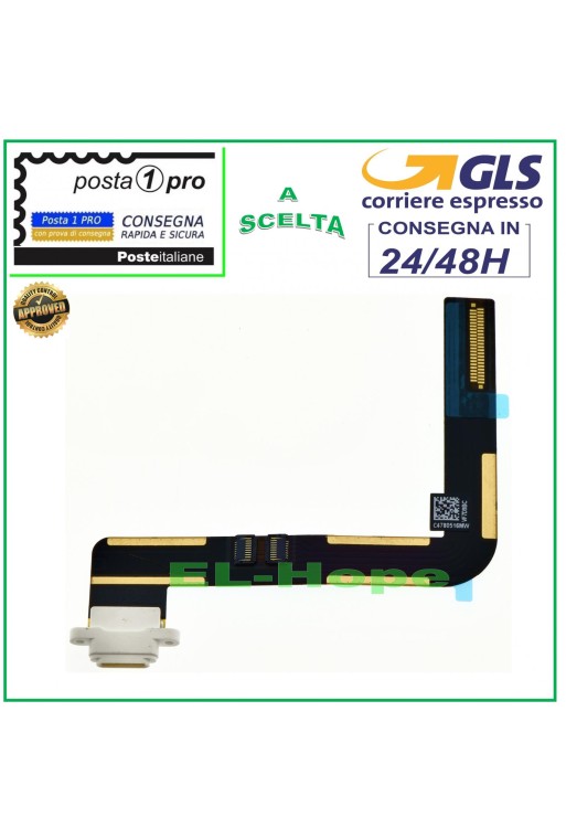 CONNECTEUR DE CHARGE APPLE IPAD 5 Air A1474 A1475 A1476 STATION DE CHARGE PLATE BLANC