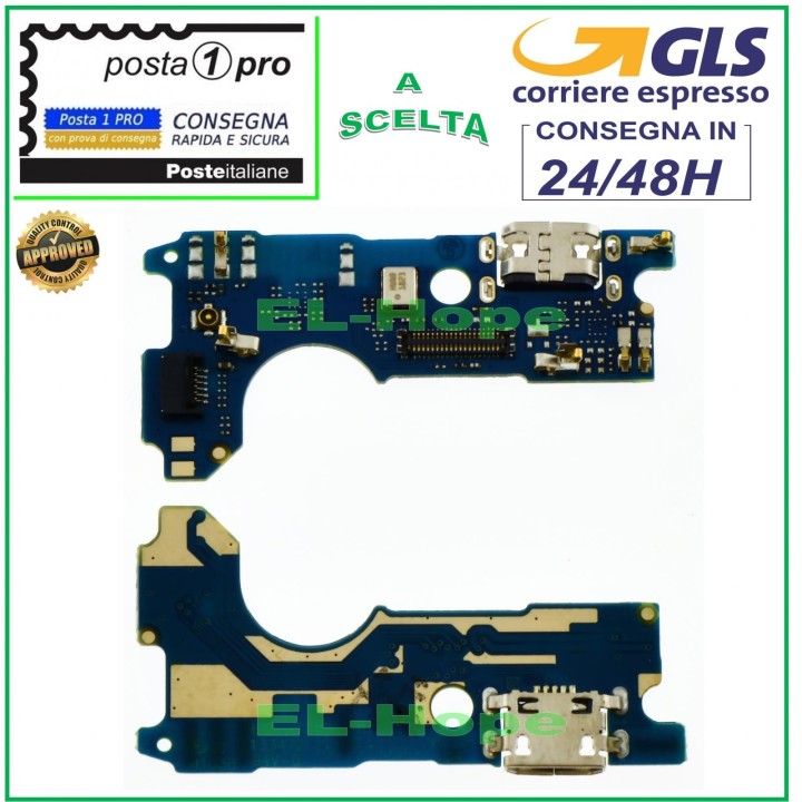 CONNECTEUR DE CHARGE WIKO VIEW PRIME N603AAC000010 MICROPHONE PCB CHARGE MICRO USB