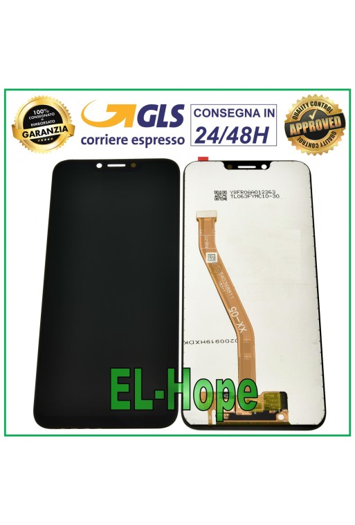 Écran LCD tactile en verre noir pour Huawei Honor Play Cor-al10 L09 L29 AL00