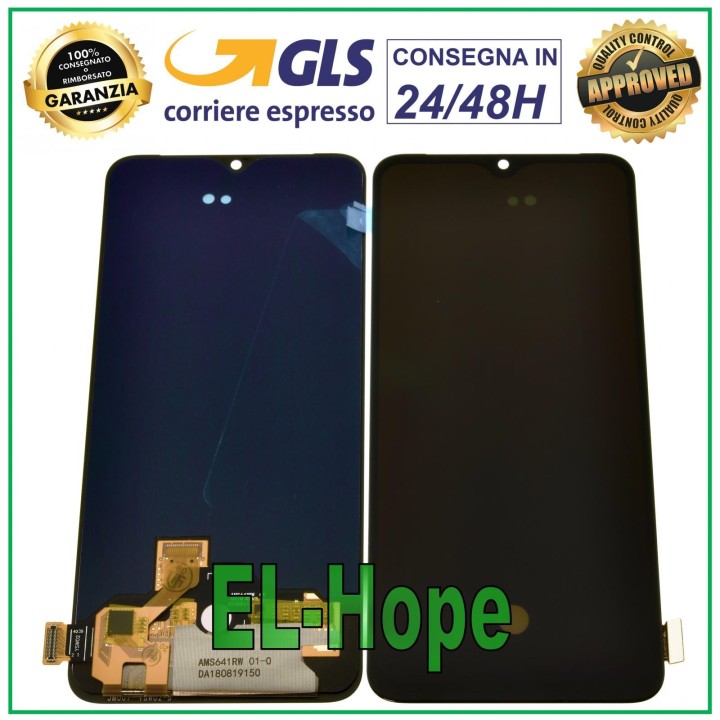 Écran LCD OLED pour OnePlus 7 GM1900 GM1901 GM1903 GM1905 tactile en verre noir