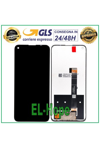 Écran LCD tactile noir pour LG K61 (LMQ630EAW/LMQ630EMW)