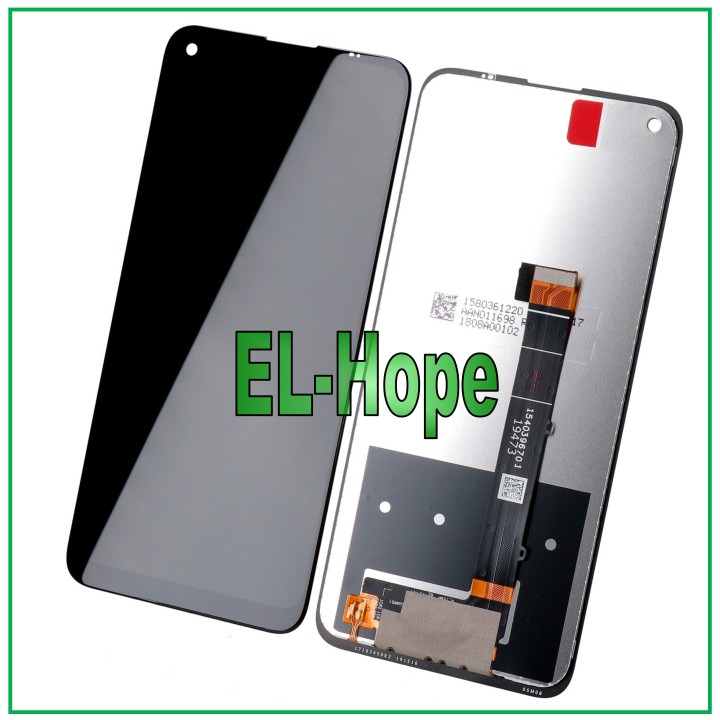 Écran LCD tactile en verre noir pour LG K61 LMQ630EAW LMQ630EMW