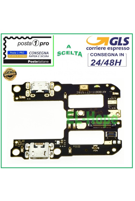 CONNECTEUR DE CHARGE REDMI 6 + PLUS MICROPHONE DOCK JACK PCB MICRO USB CHARGE