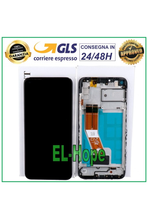 Écran LCD d origine + cadre Samsung Galaxy M11 SM-M115F Écran tactile Noir