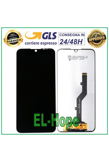 Écran LCD tactile noir pour ZTE Blade A5 2020 - A7 2020