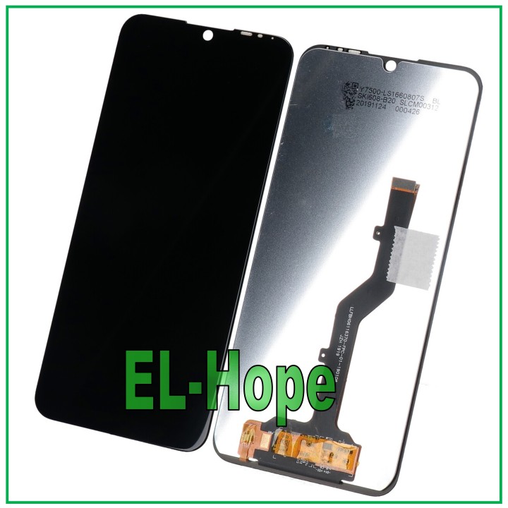Écran LCD tactile en verre noir pour ZTE Blade A5 2020 - A7 2020