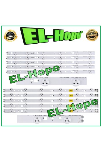 KIT 10 BARRES LED POUR TV SAMSUNG 40 40-3535LED-60EA L/R D1GE-400SCB-R3 400SCA-R3