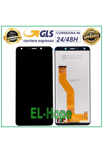 Écran LCD tactile assemblé noir pour Wiko Y61 W-K560