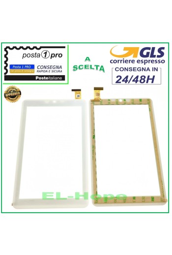 ÉCRAN TACTILE EN VERRE MEDIACOM 745GO SMARTPAD M-MP745GOB BLANC ORIGINAL