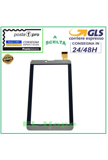 ÉCRAN TACTILE EN VERRE MEDIACOM SmartPad i2 7 M-SP7I2AC M-SP7I2A ORIGINAL GRIS