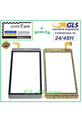 ÉCRAN TACTILE EN VERRE MEDIACOM SMARTPAD S4 7 HD M-MP7S4A3G ORIGINAL GRIS