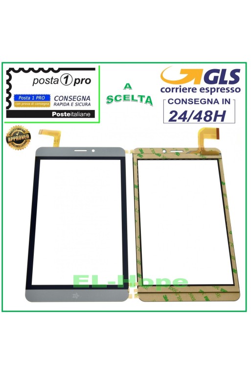 ÉCRAN TACTILE EN VERRE MEDIACOM SMARTPAD S4 7 HD M-MP7S4A3G ORIGINAL GRIS