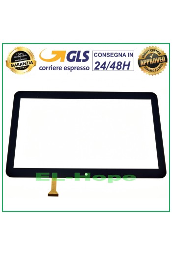 ÉCRAN TACTILE EN VERRE MAJESTIC TAB 611 TABLETTE 10.1 DIGITIZER ORIGINAL NOIR