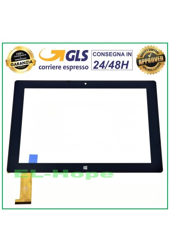 ÉCRAN TACTILE EN VERRE MEDIACOM WINPAD 10.1 X120 M-WPX120 ORIGINAL NOIR