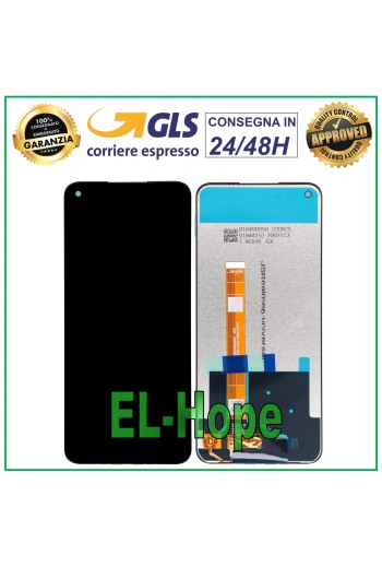 Écran LCD tactile noir pour Oppo Realme 7 4G RMX2155