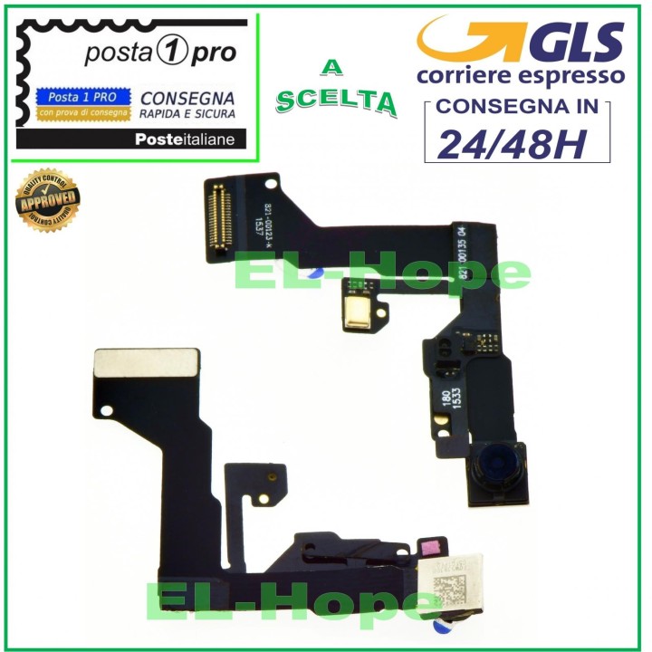 Capteur de proximite' plat pour came'ra frontale pour Apple iPhone 6S, câble flexible de microphone
