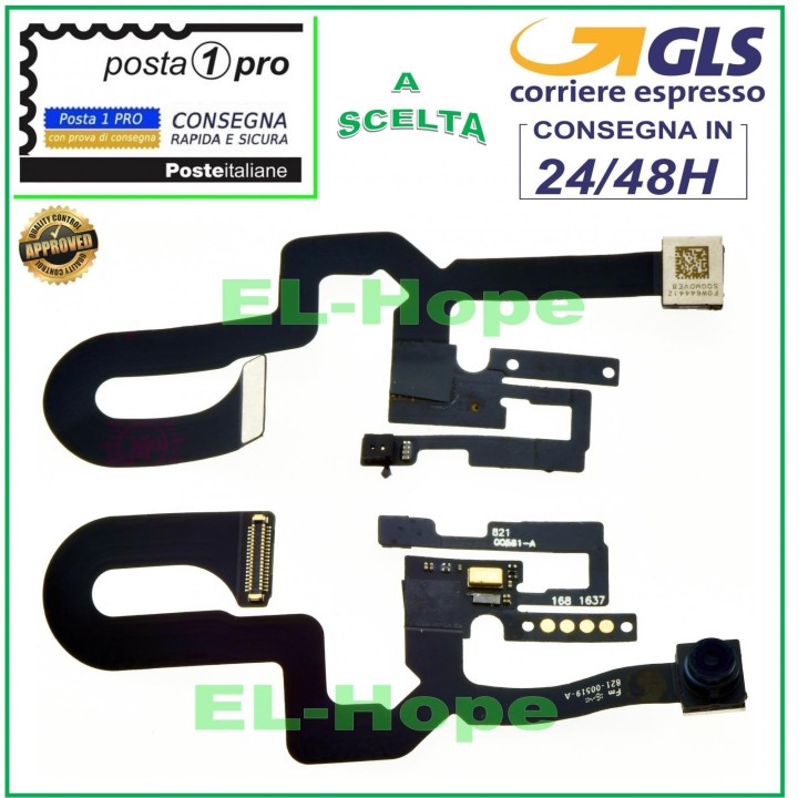 CAMÉRA FRONTAL À CAPTEUR DE PROXIMITÉ PLAT POUR APPLE IPHONE 7 PLUS MICROPHONE