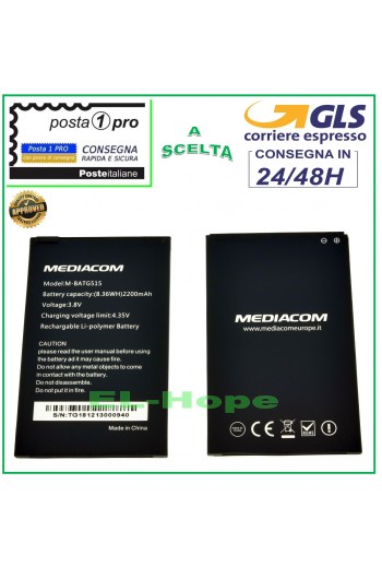Batterie d origine Mediacom Phonepad Duo G515 M-PPAG515 M-PPBG515 M-PPCG515