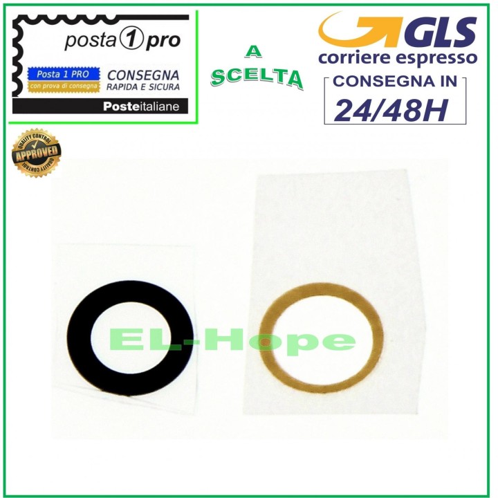 VERRE LENTILLE EN VERRE CAMÉRA ARRIÈRE IPHONE 6 G 6S LENTILLE CAMÉRA ADHÉSIF DOUBLE FACE